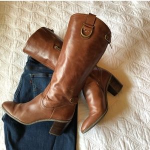 Gorgeous Leather Riding Boots Anne Klein size 10 women's